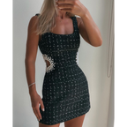 Vestido Curto Tweed Izza