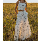 Conjunto Blusa & Saia Italaia