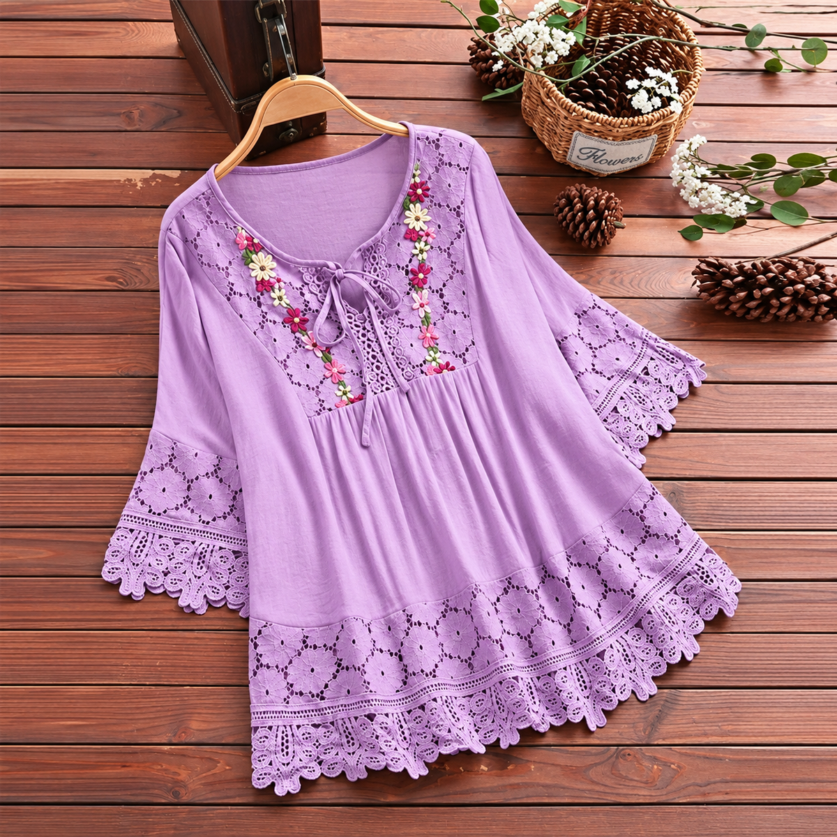 Blusa Aurora Floral – Compre 1 e Leve 2!