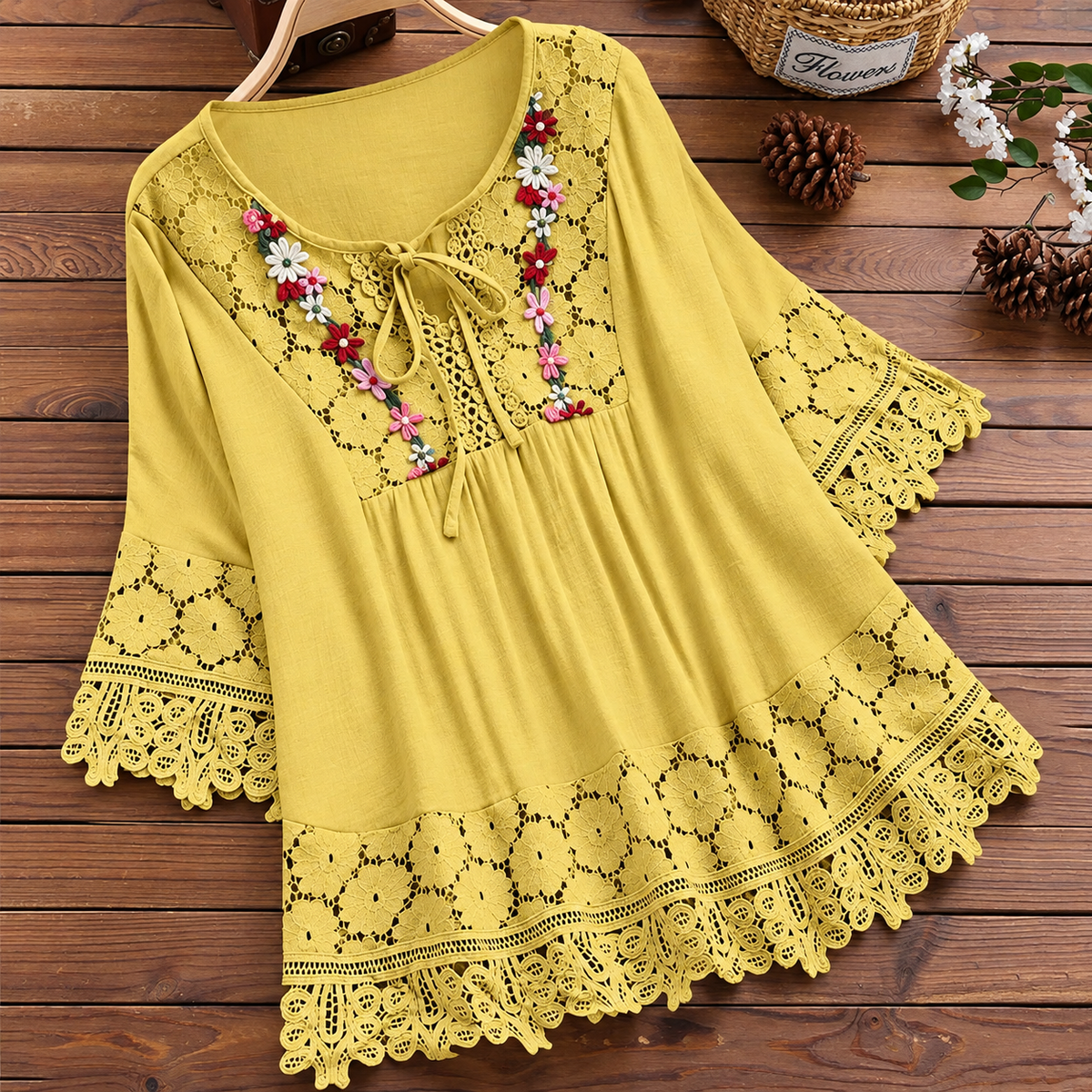 Blusa Aurora Floral – Compre 1 e Leve 2!