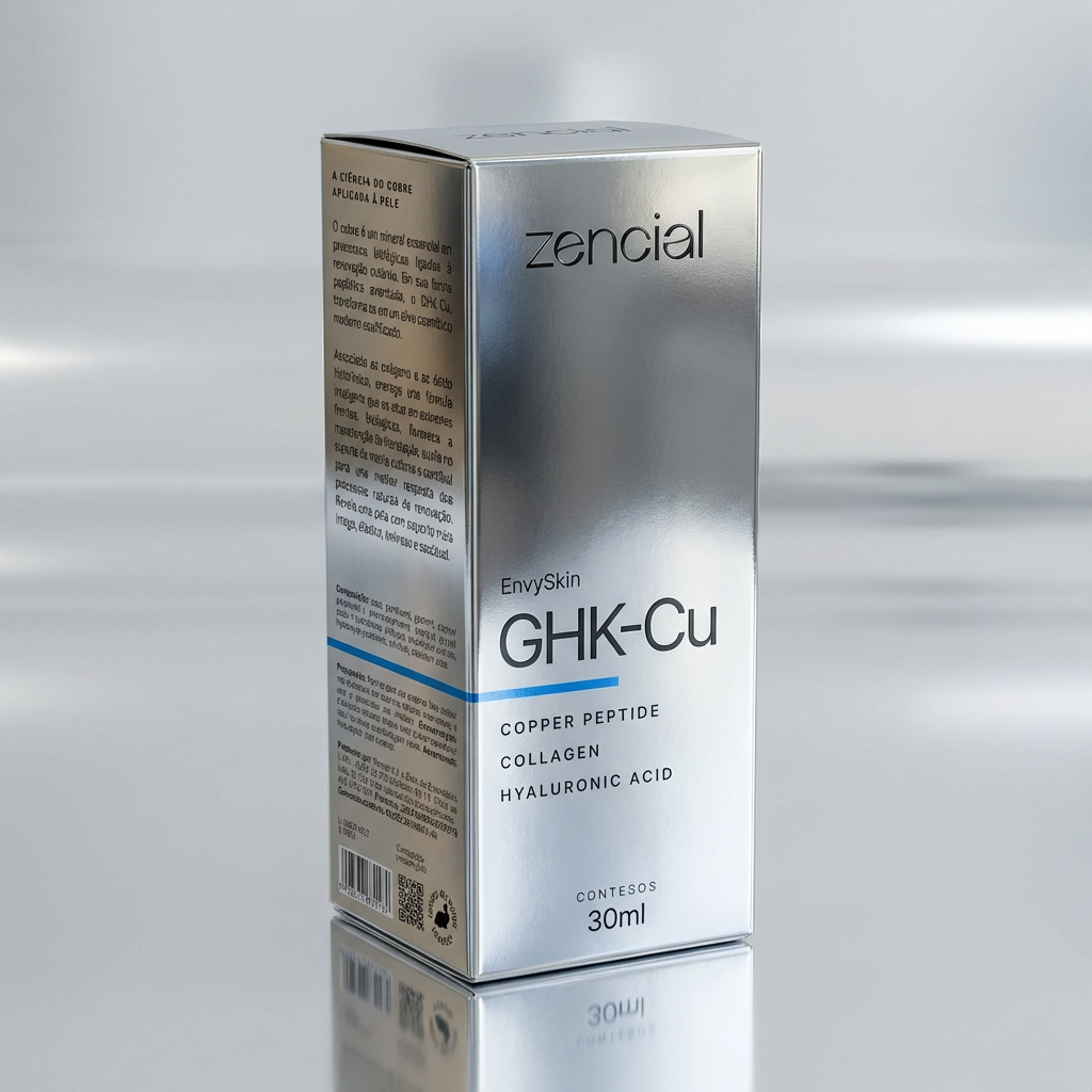 Sérum GHK-Cu com Peptídeos de Cobre, Colágeno e Ácido Hialurônico