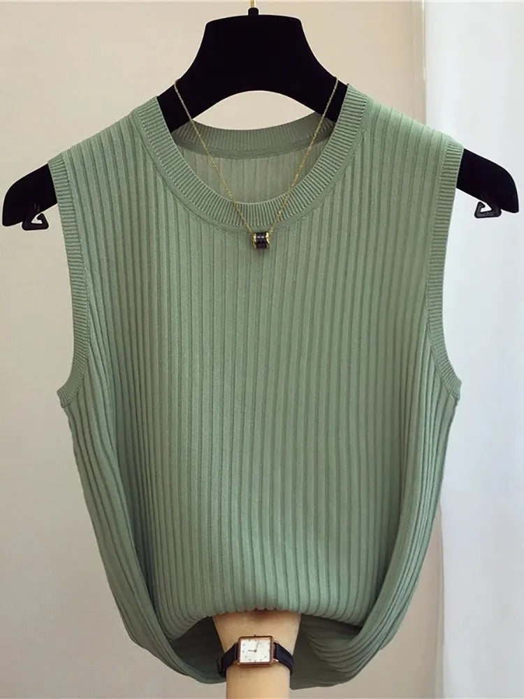 Blusa Regata Canelada Verano - Compre 1 e Leve 2